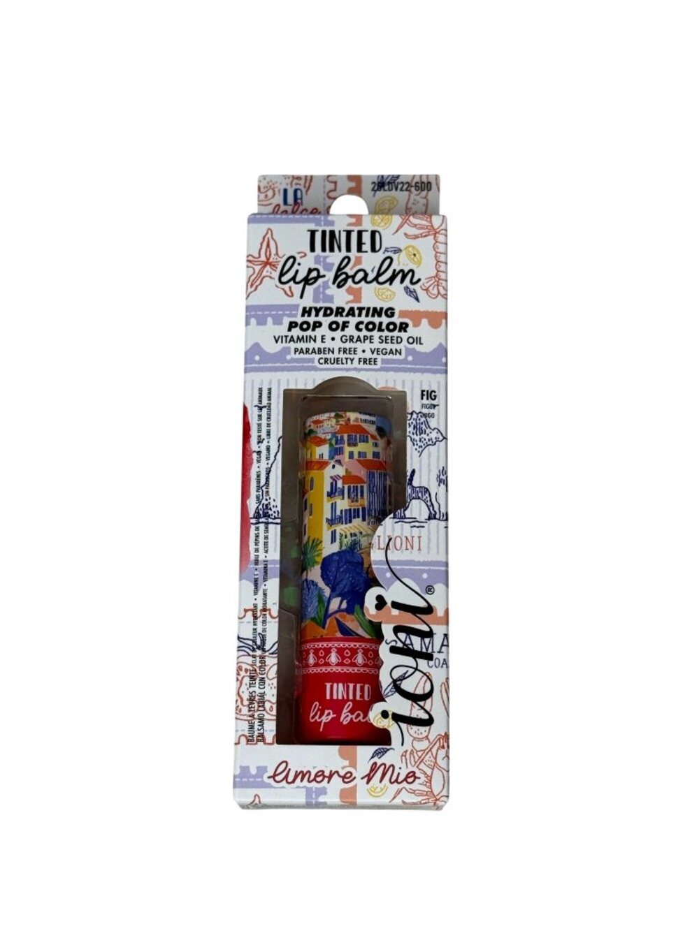 Ioni LA Dolce Vita Tinted Lip Balm Fig Amore Mio Hydrating Pop Of Color Vegan